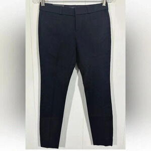 Banana Republic Skinny Sloan Black Pants Sz 00 Petite Career Casual